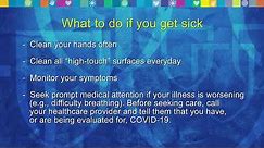 COVID-19: What to do if you get sick