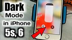 Official Dark Mode for iPhone 6 and 5s,5 🔥🔥 || How to Get Dark Mode in iPhone 6 ,5s |@IrasWorldd