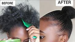 HOW TO STYLE YOUR NATURAL HAIR USING ECO GEL//Simple Natural hairstyles