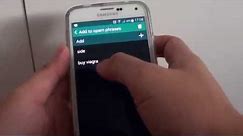 Samsung Galaxy S5: How to Block Spam Text Messages Using Text Phrases