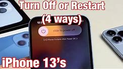 iPhone 13's: How to Turn Off or Restart (4 Ways)