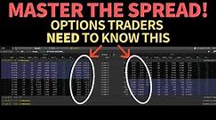 BID SIZE, ASK SIZE, & SPREAD - What It Means To Options Traders