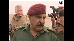 Iraqi general comments on handover