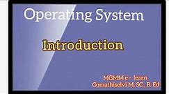 What is Operating system/ Types of Operating system Tamil