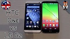 LG G2 vs HTC One - Quick Comparison