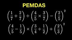 PEMDAS (Order of Operations) Review
