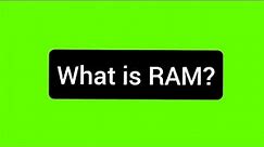What is RAM? Or Define RAM #easylearneverything.1onlinefree