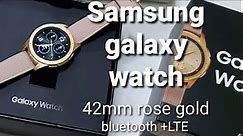 Rose Gold Samsung Galaxy Watch 42mm | Best smartwatch for women