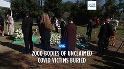 Los Angeles buries unclaimed bodies from COVID pandemic