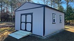 16x20 Painted Utility Shed - Walkthrough (Outdoor Sheds)