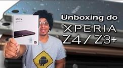 Unboxing do Xperia  Z4 - Z3+