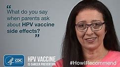 Dr. Alix Casler Explains How She Addresses Side Effects and HPV Vaccine