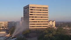 Implosion fails to completely demolish Dallas building