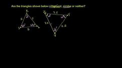Congruent and Similar Triangles