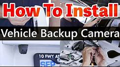 How to - Back up Camera Installation