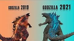 Differences Between Godzilla 2019 and 2021
