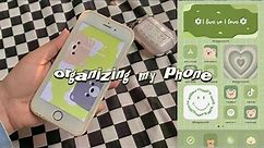 🌷organizing & cleaning my phone(iphone 6s) in 2023 || aesthetic vlog📱✨