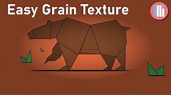 Easy Grain or Paper Effect - Adobe Illustrator Tutorial