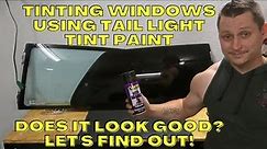 TINTING WINDOWS WITH SPRAY TINT? BUT DOES IT LOOK GOOD? |CLICK TO FIND OUT