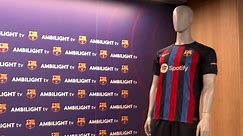Barcelona unveil new shirt and sponsor