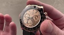 Rolex Cosmograph Daytona Rose Gold Diamond Index 116515LN-0021 Rolex Watch Reviews
