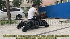 PS1000 all terrain swing arm tracked mobile robot platform