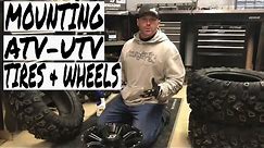 DIY Tips for Mounting your ATV or SXS Tires and Wheels