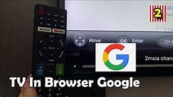 How to Use Web browse Google In Smart TV Sharp Aquos Using Remote Control