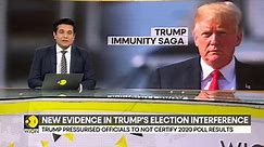 US: New evidence in Donald Trump's election interference case
