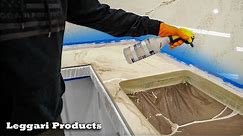 How To Get Real Stone Looking Countertops | Spray Paint & Epoxy Pigments