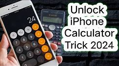 How To Unlock Your iPhone By Calculator 100% 2024 | Unlock iPhone Calculator Magic Trick | iOS 15.2
