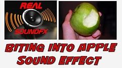Biting into an apple sound effect - realsoundFX