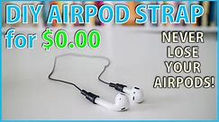 Make a DIY Airpods Strap For Free