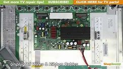 LG Plasma TV Repair - How to Replace LG 6871QYH953A Y-SUS Board - How to Fix Plasma TVs