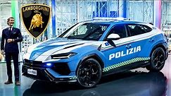 Lamborghini Urus Performante Italian State Police Vehicle Revealed