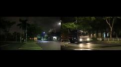 Midnight walk (2023) [2-channel video]