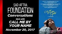 Conversations with CALL ME BY YOUR NAME