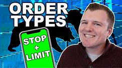 Stock Market Order Types EXPLAINED ( Limit / Stop / Stop Limit / Trailing Stop )