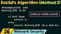 GCD - Euclidean Algorithm (Method 2)