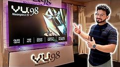 VU Masterpiece QLED TV 98" & 85" ⚡️ | 4K 120Hz Display | VU QLED TV 🔥