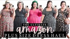 HUGE Plus Size Amazon Haul | 9 PLUS SIZE Amazon Dresses That Are TRUE TO SIZE!