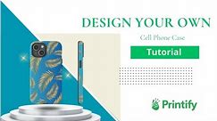How to Make Printify Cell Phone Case Easy Beginner Print on Demand Tutorial