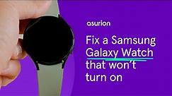 How to fix a Samsung Galaxy Watch that won't turn on | Asurion
