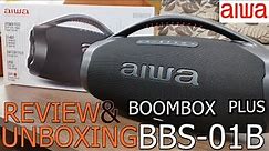 UNBOXING E REVIEW BOOMBOX PLUS AIWA AWS BBS 01B