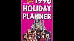 Walt Disney World 1996 Holiday Planner (1996 VHS)