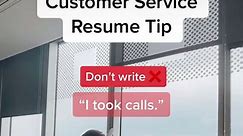 Few tips when writing your customer service resume #customerserviceresume #resumetips #careeradvice