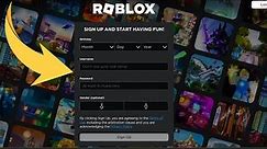 How To Sign Up In Roblox 2023 [Easy Way]