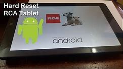 How to Hard Reset a RCA Tablet