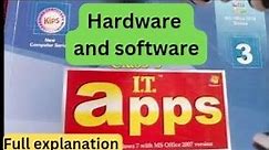 Ch-2 Hardware and Software (Full explanation) || Class 3 || IT apps Kips
