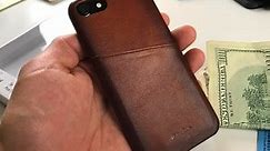 Premium Handmade Leather iPhone 7/8 Case w/ Credit Card Slot | Melkco